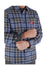 CHEMISE EN FLANELLE GRIDIRON BLEU (SMALL)