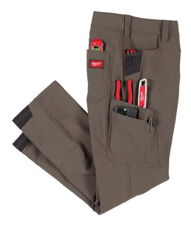 PANTALON DE TRAVAIL FREEFLEX - BRUN 32/32