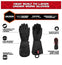 DOUBLURES CHAUFFANTES POUR GANTS TRAVAIL + 2 BATTERIES (L)