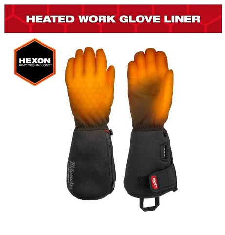 DOUBLURES CHAUFFANTES POUR GANTS TRAVAIL + 2 BATTERIES (XL)