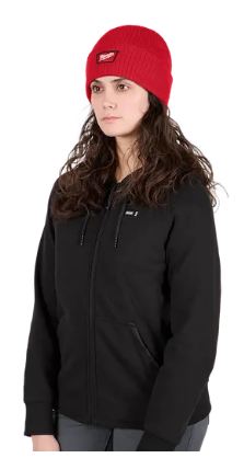 TUQUE À REVERS EN TRICOT CÔTELÉ - STYLE BONNET (ROUGE)