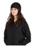 TUQUE À DOUBLURE EN MOLLETON - NOIR