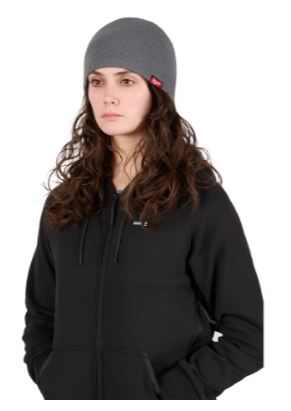 TUQUE À DOUBLURE EN MOLLETON - GRIS