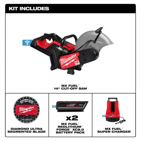 Scie à tronçonner MX FUEL™ 14'' avec kit RAPIDSTOP™