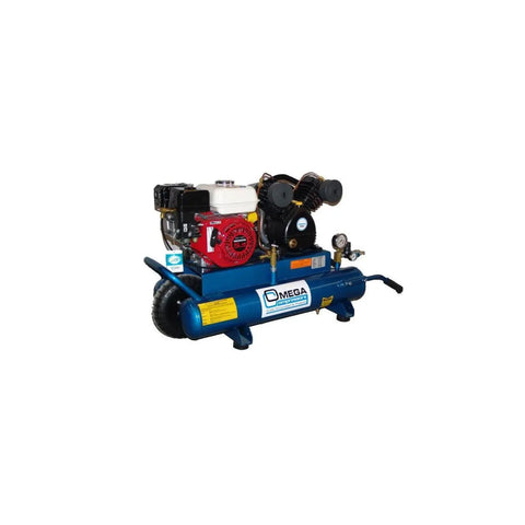 Compresseur Oméga à essence 1.5 hp, 8 gallons