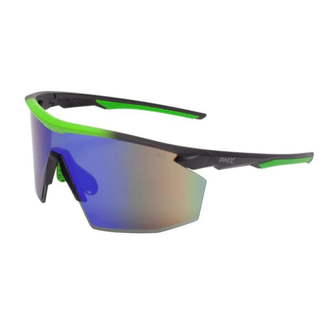 Lunette de sécurité bleue mirroir vert Pyramex PMXSEC
