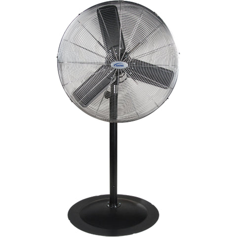 Ventilateur sur socle non-oscillant, Robuste, 2 Vitesses, Diamètre de 26