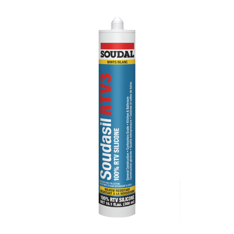SILICON 100% RTV3 BLANC 300ML