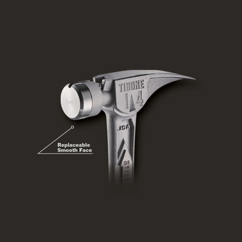 MARTEAU 14OZ TIBONE™ AVEC TÊTE LISSE