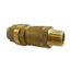 Raccord droit mâle 22 mm x 1/2 (m) npt métal quickline