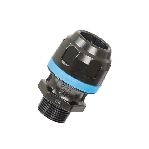 Raccord mâle fileté 20 mm x 3/4 (m) npt pps crn