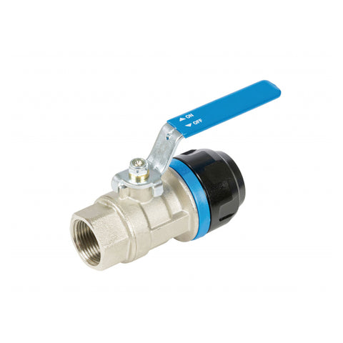 Robinet quart de tour femelle 3/4 (f) npt x 25 mm pps crn