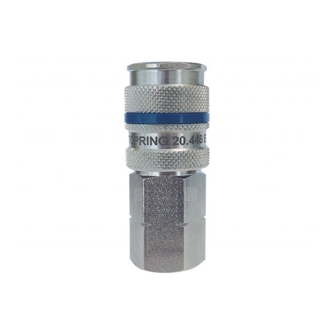 Raccord quiksilver (1/4 industriel) 1/4 (f) npt (automatique)