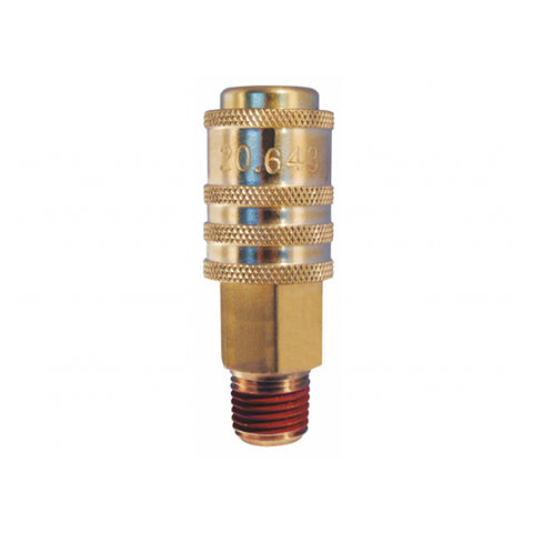 Raccord automax slim (1/4 industriel) 1/4 (m) npt (automatique)