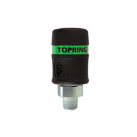 Raccord topquik sécuritaire (ultraflo) 3/8 (m) npt (automatique)