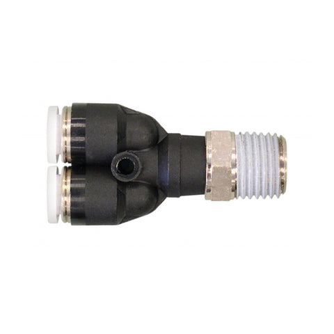 Raccord mâle en «Y» 1/4 x 1/4 (m) npt topfit