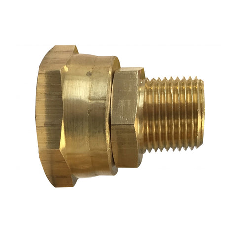 Raccord mâle pivotant pour tuyau à eau 3/4 (f) ght x 1/2 (m) npt