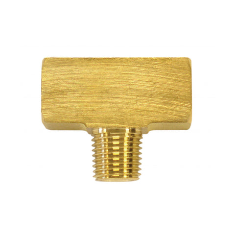 Jonction mâle en «t» 1/4 (f) x 1/4 (m) npt