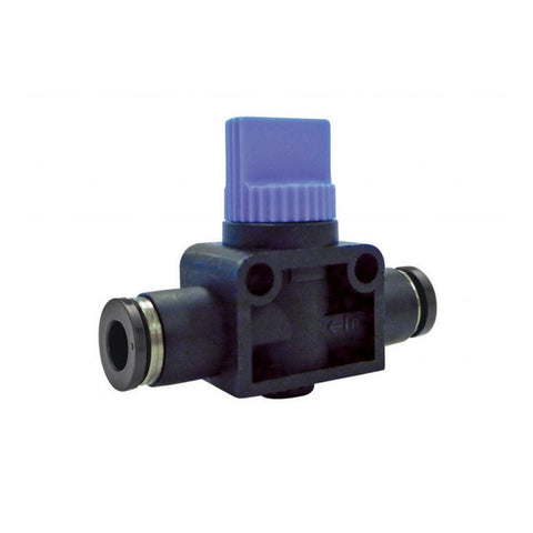 Valve miniature union droit (3 voies) 3/8 maxfit