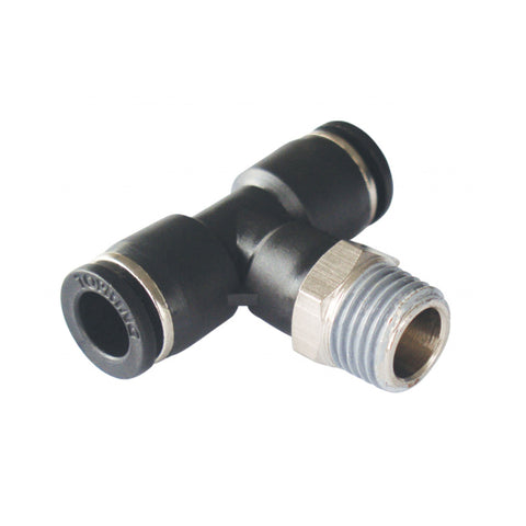 Jonction mâle en «T» pivotant 8 mm x 3/8 (m) bspt maxfit