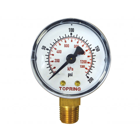 Manomètre 1-1/2'' – 1/8 npt lm 0-200