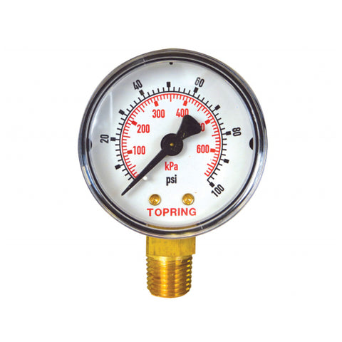 Manomètre 2'' – 1/4 npt lm 0-100