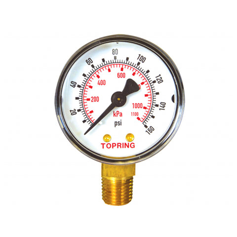 Manomètre 2-1/2'' – 1/4 npt lm 0-160