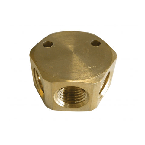 Distributeur 1/4 (f) npt x (3) 1/4 (f) npt