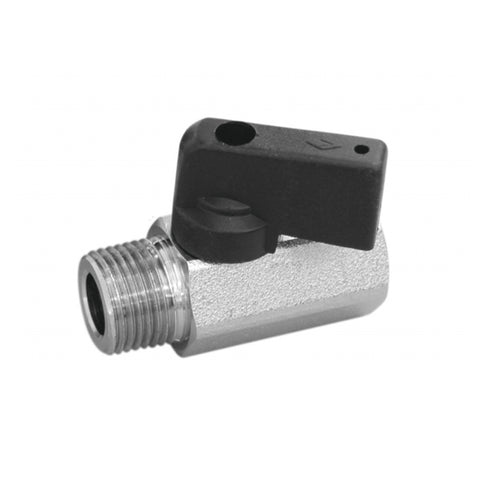Robinet miniature 1/2 (f-m) npt