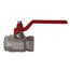 Robinet quart de tour en laiton plein débit 1/2 (f) x 1/2 (f) npt