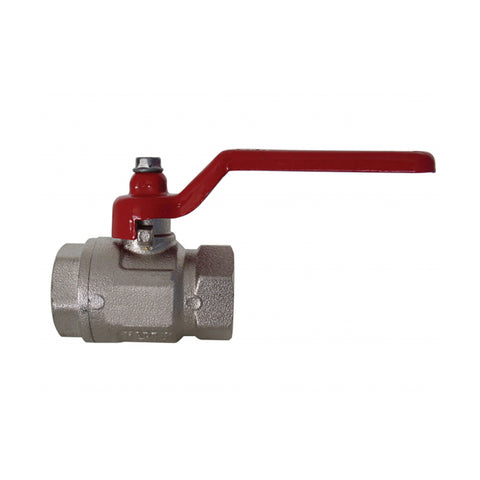 Robinet quart de tour en laiton plein débit 1 (f) x 1 (f) npt