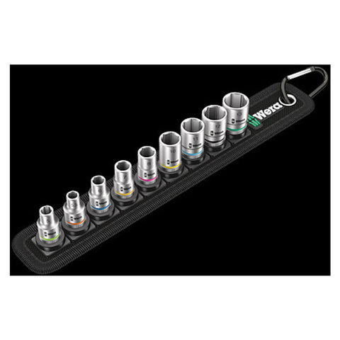 Jeu de douilles Zyklop 1/4'', 5mm à 13mm, 9 pièces