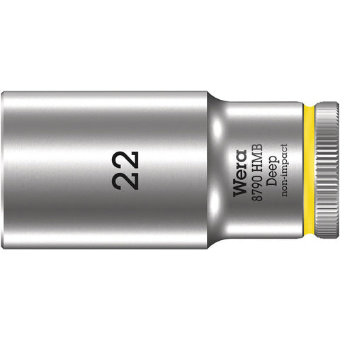 8790 HMB Deep Douille longue à emmanchement 3/8'', 22mm