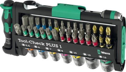 ENSEMBLE DE MINI RATCHET 1/4'' + DOUILLES MÉTRIQUES 39MCX