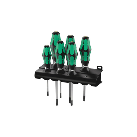 ENSEMBLE DE 6 TOURNEVIS TORX® BO Kraftform sécurité + Rack